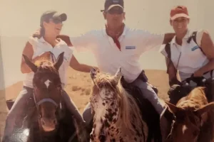 With Michali and Ofer crossing Israel